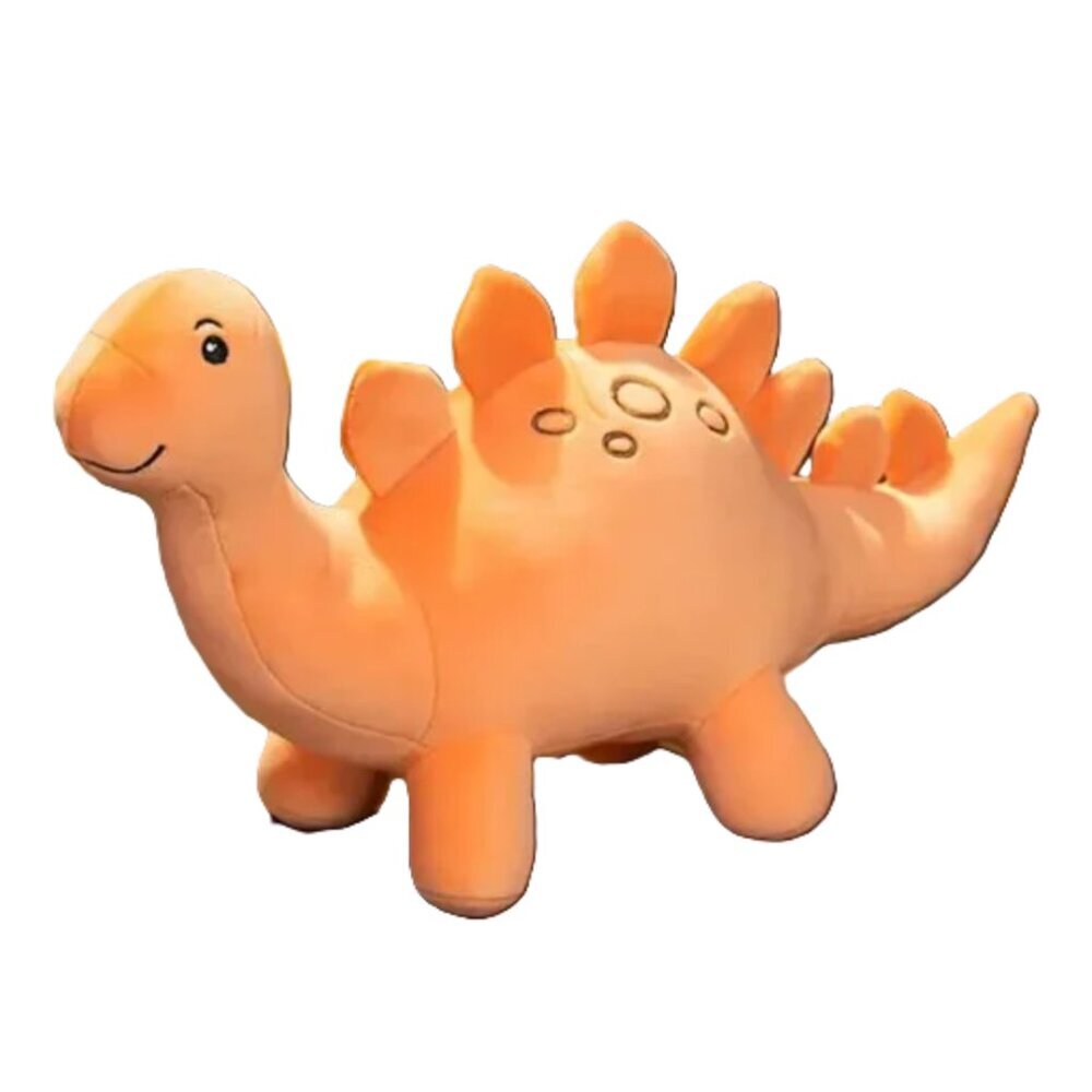 Dinosaur Plush Toy for Dogs Indoor Play Cartoon 13.8" x 7.5" Dino in Orange NWT